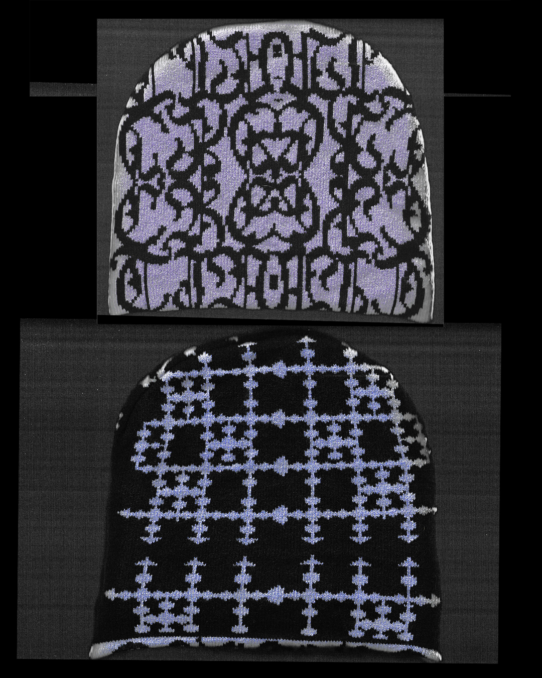 Reversible knit beanie