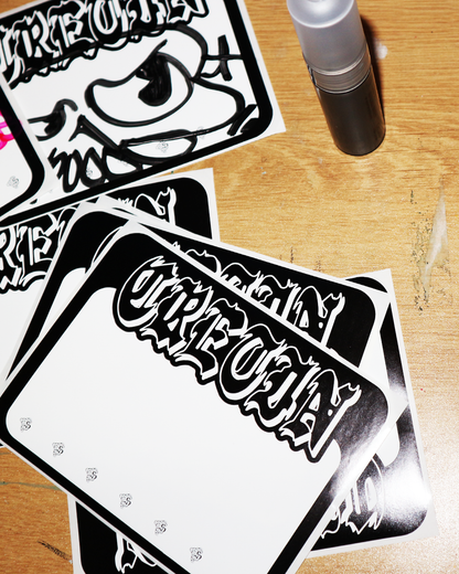 XL destructible stickers (6 Pcs)
