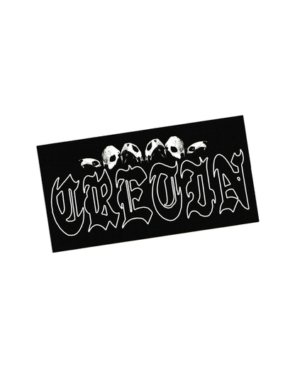 Turtle skull sticker 2