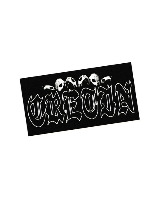 Turtle skull sticker 2
