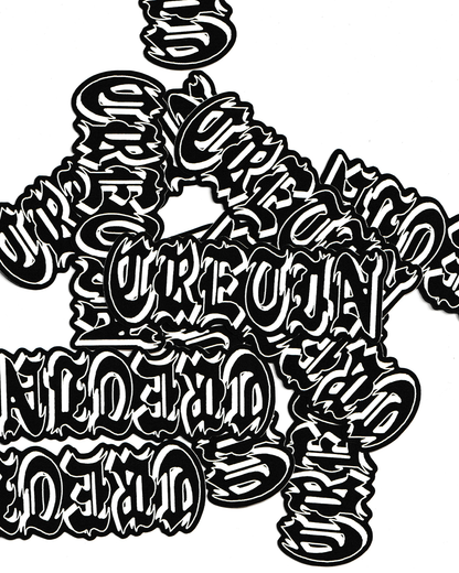 Old English sticker