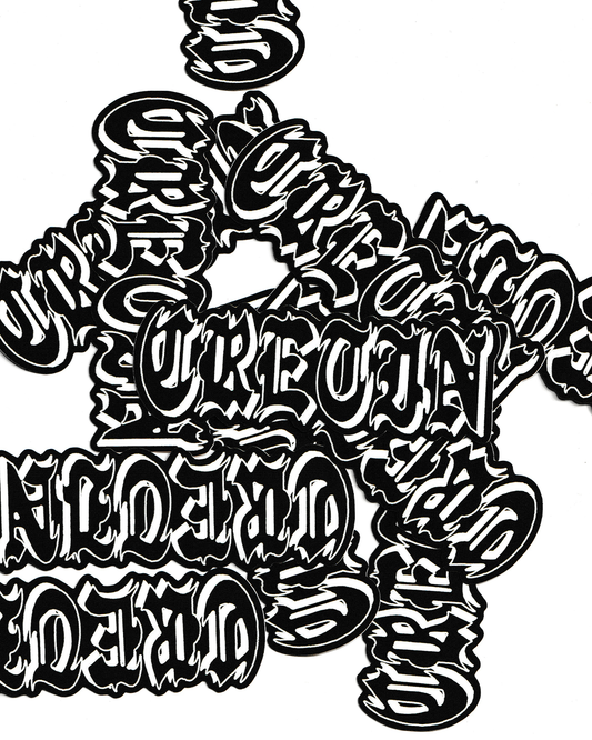 Old English sticker