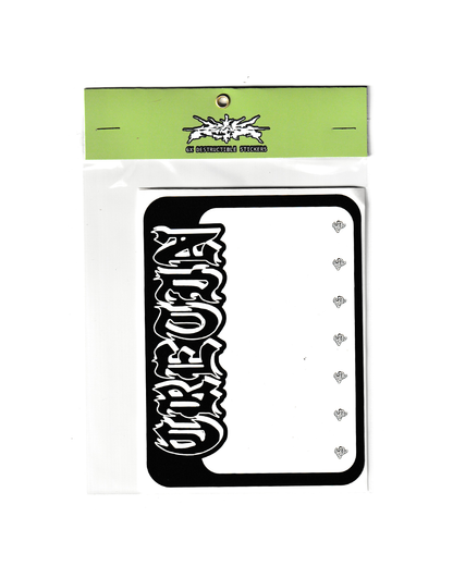 XL destructible stickers (6 Pcs)