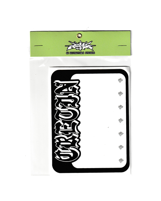 XL destructible stickers (6 Pcs)